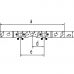 Кронштейн REHAU для настенной розетки тип O 75 / 150 (11055381008)